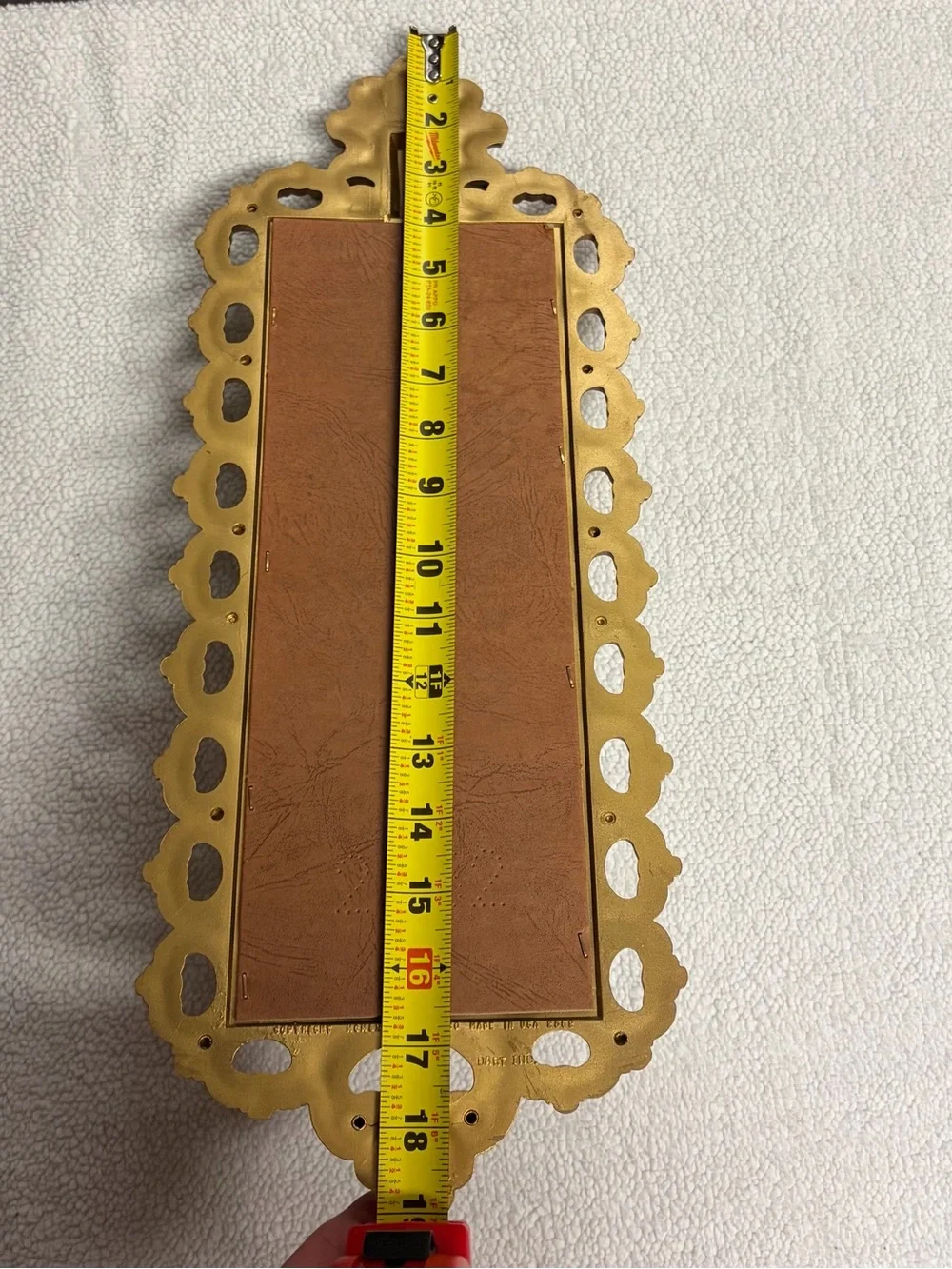Gold Ornate Wall Mirror Sconce - Classic Home Decor